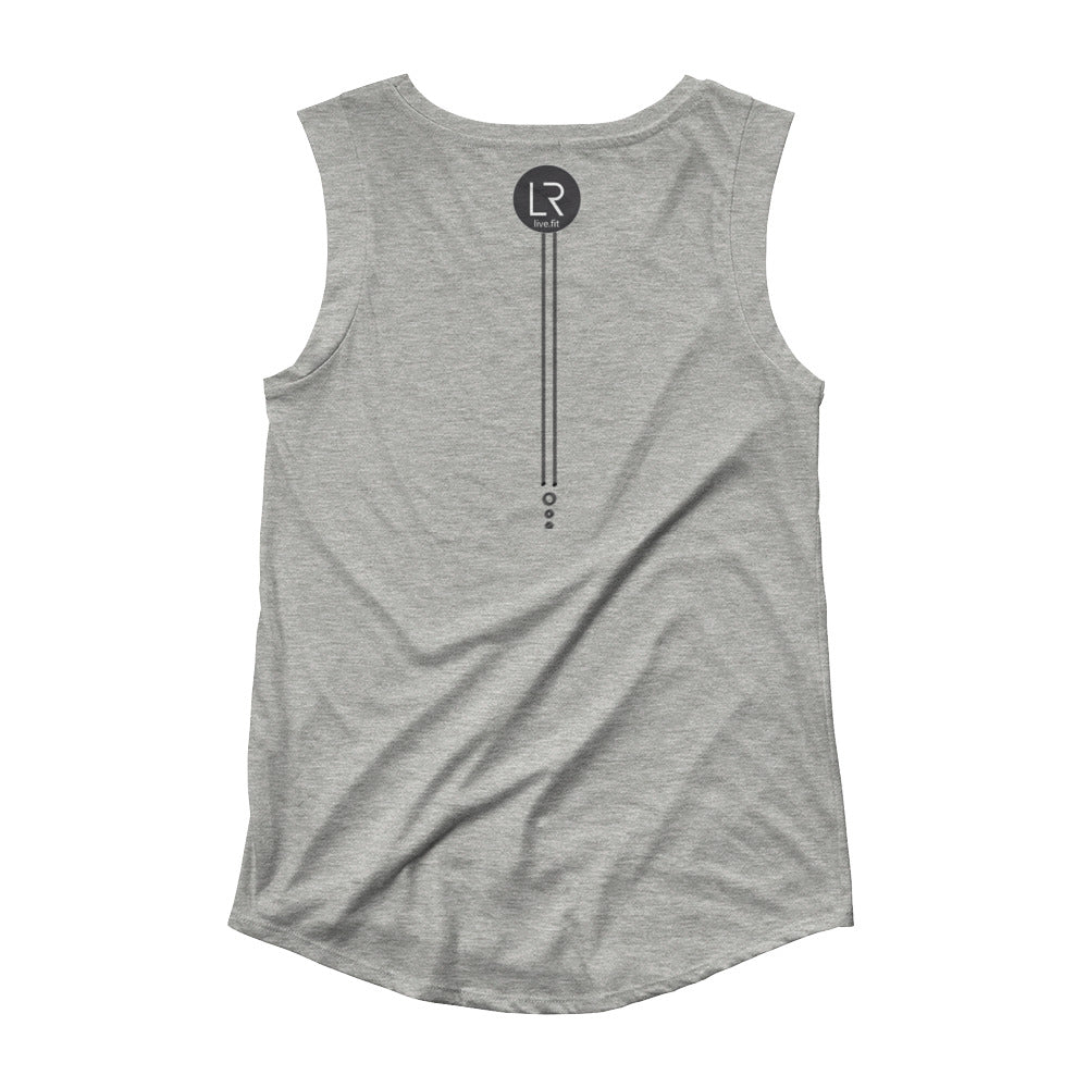 Yoga Nama-Slay Ladies’ Cap Sleeve T-Shirt
