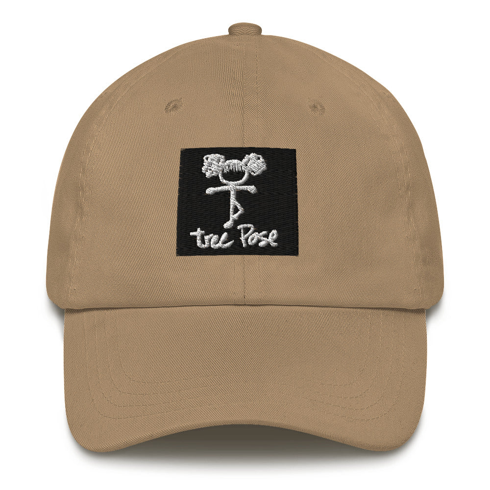 LRlive.fit Yoga Tree pose stix-tionary Dad hat